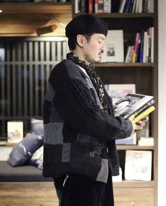 楽天市場】PORTER CLASSIC（ポータークラシック）【H/W PATCHWORK KNIT 