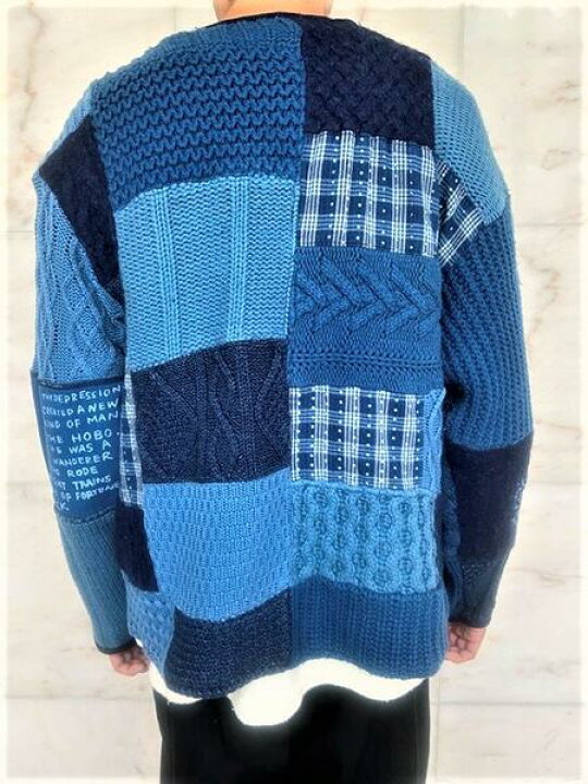 楽天市場】PORTER CLASSIC（ポータークラシック）【H/W PATCHWORK KNIT  