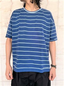 PORTER CLASSIC（ポータークラシック）【CLASSIC BORDER LOOSE T-SHIRT】★BLUE☆