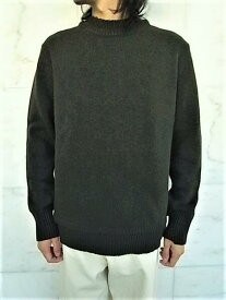 Maison Margiela（メゾン マルジェラ）【Décortiqué sweater】エルボーパッチ”デコルティケ”セーター★DARK GREEN MELANGE☆
