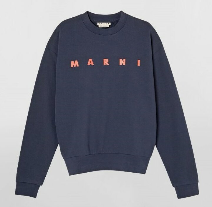楽天市場】MARNI（マルニ）【COTTON SWEATSHIRT WITH MARNI LOGO 