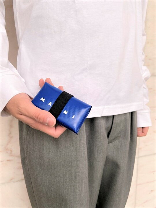 楽天市場】MARNI（マルニ）【PVC WALLET WITH BALCK ORIGAMI  