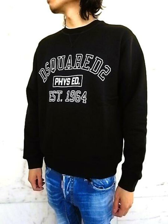 楽天市場】DSQUARED2（ディースクエアード）【PHYS.ED.64 SWEATSHIRT 