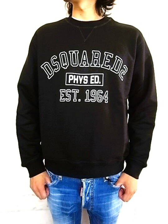 楽天市場】DSQUARED2（ディースクエアード）【PHYS.ED.64 SWEATSHIRT  