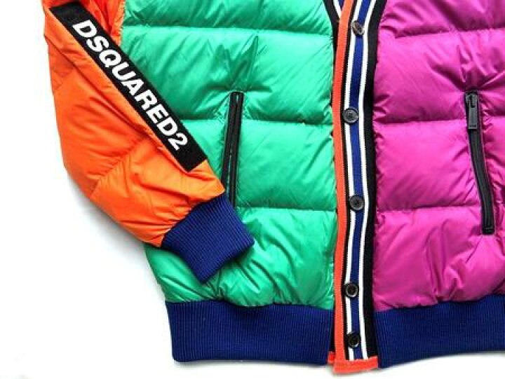 楽天市場】DSQUARED2（ディースクエアード）【PUFFER CARDIGAN JACKET 