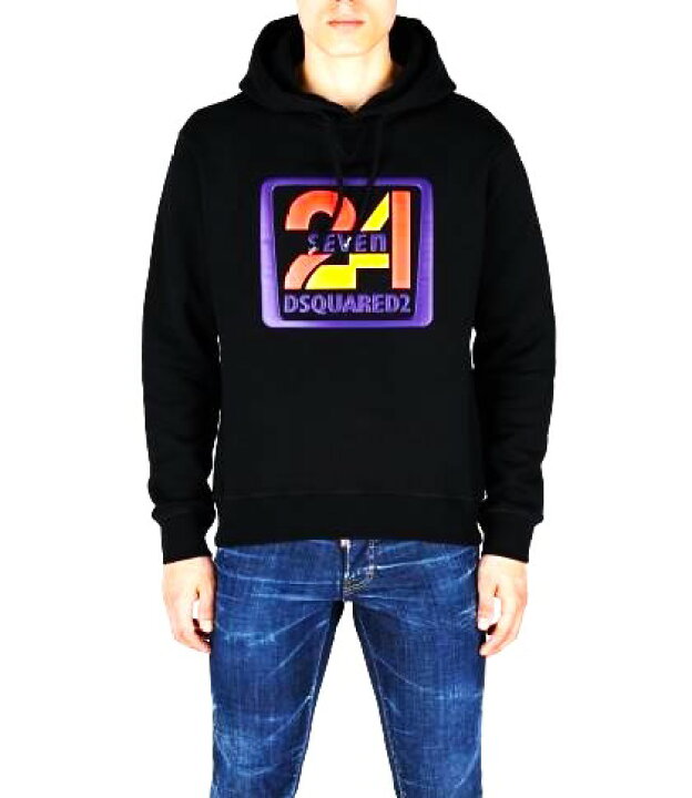 楽天市場】DSQUARED2（ディースクエアード）【24 SEVEN COOL HOODIE 