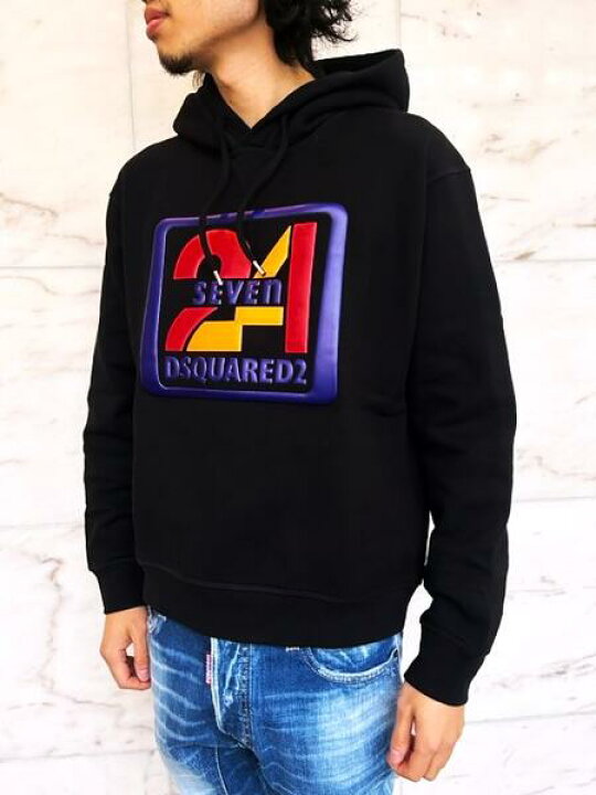 楽天市場】DSQUARED2（ディースクエアード）【24 SEVEN COOL HOODIE  