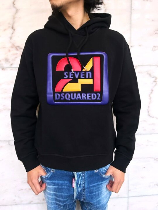 楽天市場】DSQUARED2（ディースクエアード）【24 SEVEN COOL HOODIE  