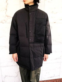 PORTER CLASSIC（ポータークラシック）【WEATHER DOWN MILITARY COAT】ウェザーダウンミリタリーコート★BLACK★