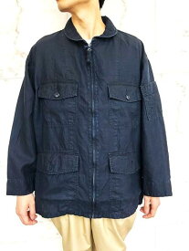 PORTER CLASSIC（ポータークラシック）【FARMER’S LINEN MIL. ZIP-UP JACKET】ファーマーズリネンミルジップアップジャケット★INDIGO★