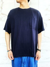 PORTER CLASSIC（ポータークラシック）【POCKET T-SHIRT】ポケットティーシャツ★NAVY☆