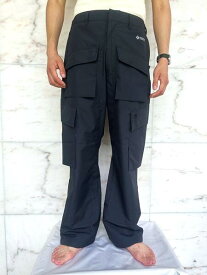 D-VEC×ALMOSTBLACK（ディーベック×オールモストブラック）【WINDSTOPPER BY GORE-TEX LABS 2L TROUSERS】”WINDSTOPPER”6ポケットパンツ★BLACK★