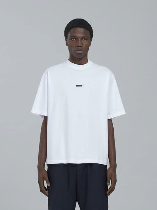 楽天市場】MARNI（マルニ）【WHITE BIO COTTON JERSEY T-SHIRT】クルー 