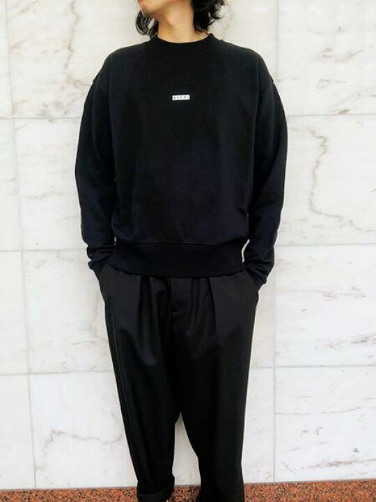 楽天市場】MARNI（マルニ）【BLACK BIO COTTON SWEATSHIRT】クルー 