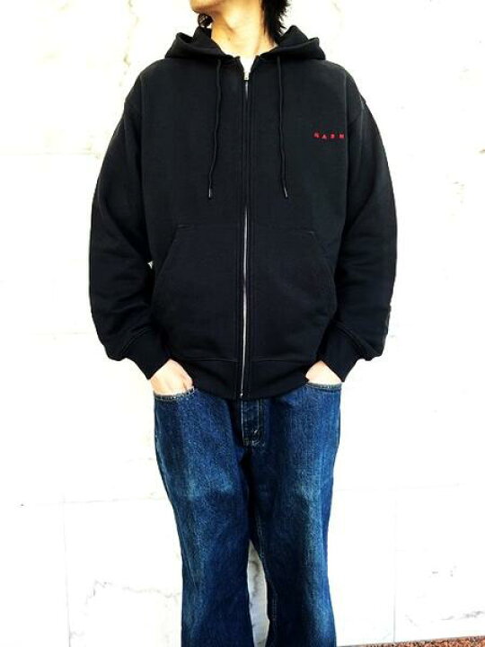 楽天市場】MARNI（マルニ）【ZIP UP HOODIE SWEATSHIRT WITH MARNI 