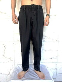 MARNI（マルニ）【CROPPED TROUSERS IN BLACK GABARDINE】”コットンギャバジン”イージーワイドテーパードクロップドパンツ★BLACK★