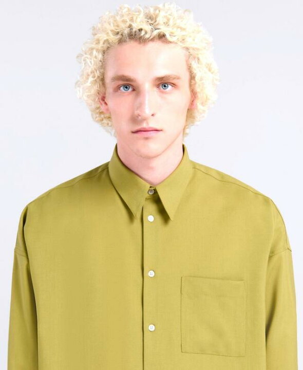 楽天市場】MARNI（マルニ）【GREEN TROPICAL WOOL LONG-SLEEVED SHIRT 
