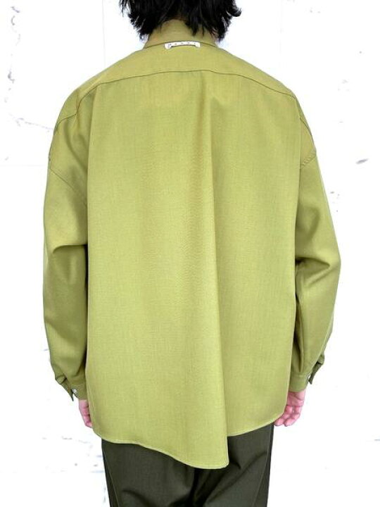 楽天市場】MARNI（マルニ）【GREEN TROPICAL WOOL LONG-SLEEVED SHIRT 