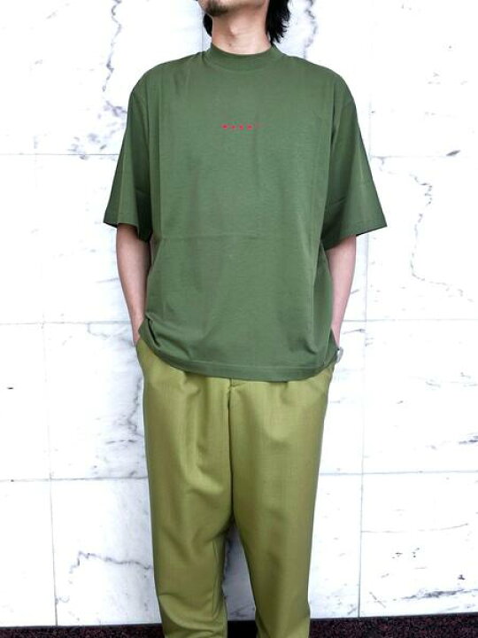 楽天市場】MARNI（マルニ）【GREEN ORGANIC COTTON T-SHIRT WITH MINI 