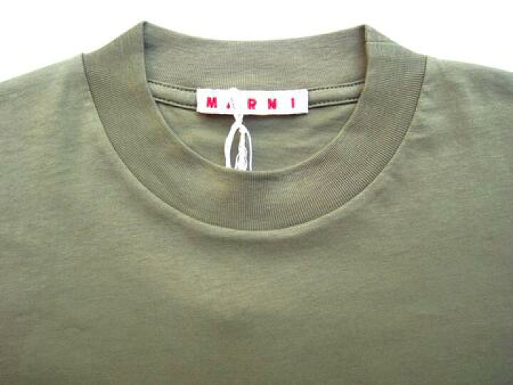 楽天市場】MARNI（マルニ）【GREEN ORGANIC COTTON T-SHIRT WITH MINI 