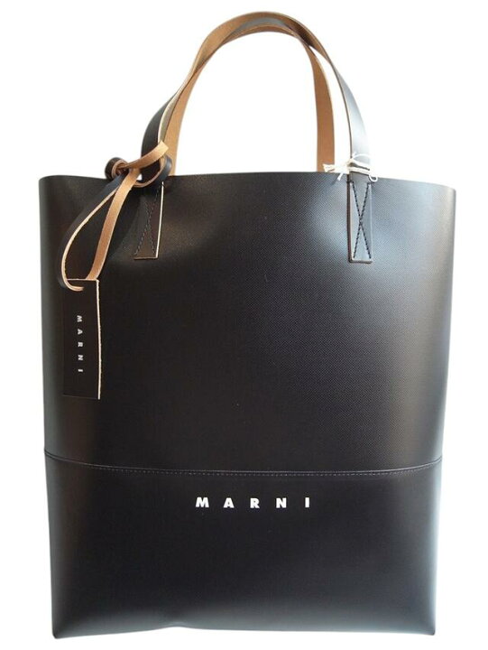 楽天市場】MARNI（マルニ）【BLACK OPEN SHOPPER WITH MARNI TAG 