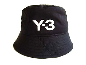 adidas Y-3（ワイ−スリー）【Y-3 BUCKET HAT】”Y-3”ロゴ刺繍バケットハット★BLACK★