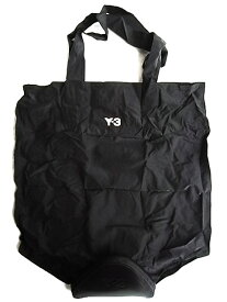 adidas Y-3（ワイ−スリー）【Y-3 PACKABLE TOTE BAG】”Y-3”パッカブルトートバッグ★BLACK★