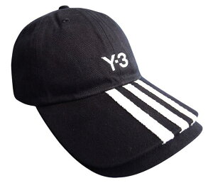 adidas Y-3�i���C�|�X���[�j�yY-3 3S CAP�z�hY-3�h�X���[�X�g���C�v�X �x�[�X�{�[��CAP��BLACK/BLACK��
