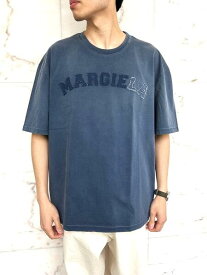 Maison Margiela（メゾン マルジェラ）【Logo heavy jersey T-shirt】ヘビージャージ―ロゴティーシャツ☆BLUE★