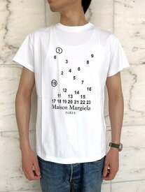 Maison Margiela（メゾン マルジェラ）REGULAR FIT【Numbering Logo T-shirt】”ナンバリングロゴプリント”ティーシャツ☆WHITE☆