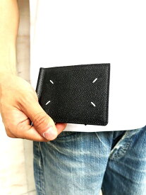 Maison Margiela（メゾン マルジェラ）【Money clip leather wallet】マネークリップレザーウォレット★BLACK★