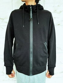 C.P.COMPANY(シー・ピー・カンパニー）【DIAGONAL RAISED FLEECE GOGGLE ZIPPED HOODIE】ダイアゴナルレイズドフリース”ゴーグル”ジップアップフーディー★BLACK★