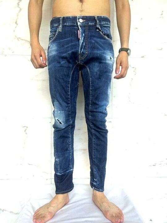 楽天市場】DSQUARED2（ディースクエアード）【TIDY BIKER JEAN 