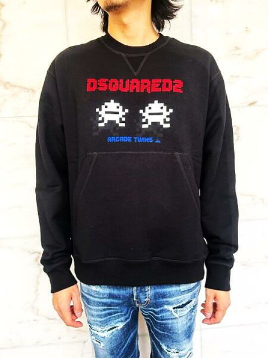 楽天市場】DSQUARED2（ディースクエアード）【D2 COOL SWEATSHIRT  