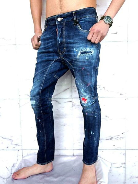 楽天市場】DSQUARED2（ディースクエアード）【TIDY BIKER JEAN 