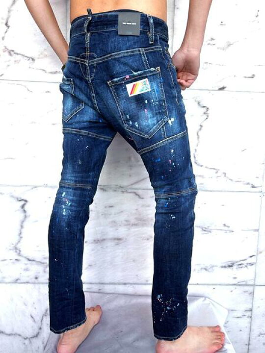 楽天市場】DSQUARED2（ディースクエアード）【TIDY BIKER JEAN  