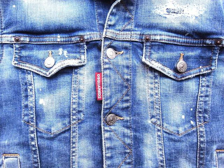 楽天市場】DSQUARED2（ディースクエアード）【DAN JEAN JACKET】MEDIUM 