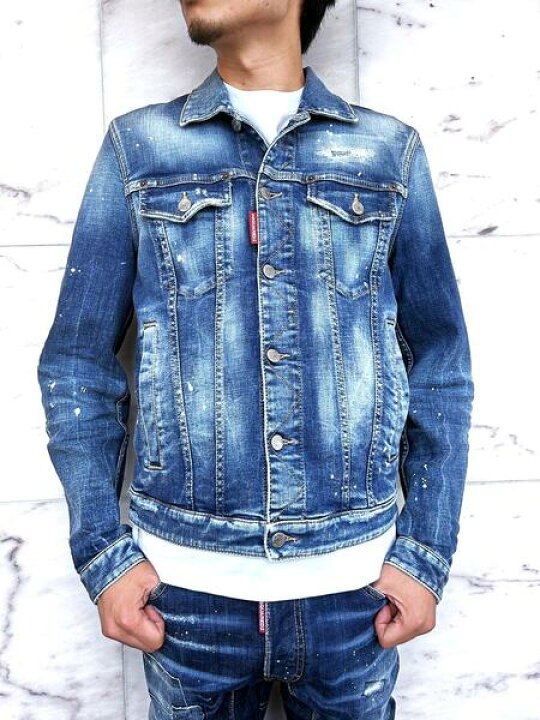 楽天市場】DSQUARED2（ディースクエアード）【DAN JEAN JACKET】MEDIUM 