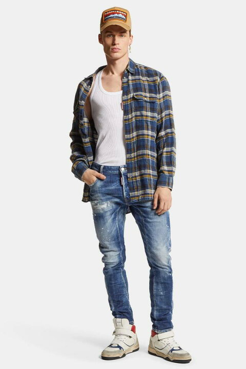 楽天市場】DSQUARED2（ディースクエアード）【TIDY BIKER JEANS 