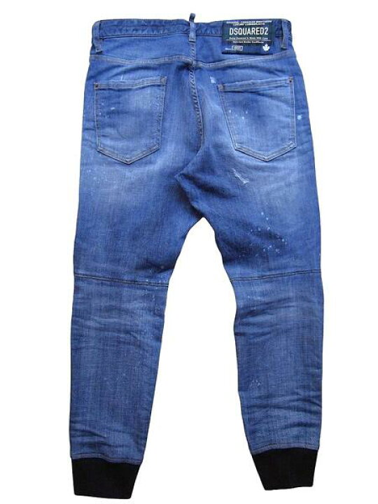 楽天市場】DSQUARED2（ディースクエアード）【TRACK DENIM PANTS 