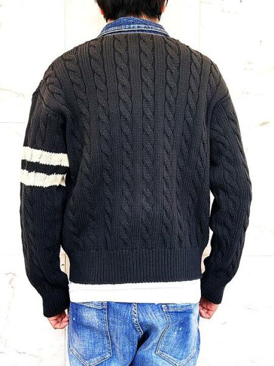 楽天市場】DSQUARED2（ディースクエアード）【DENIM DETAIL KNIT
