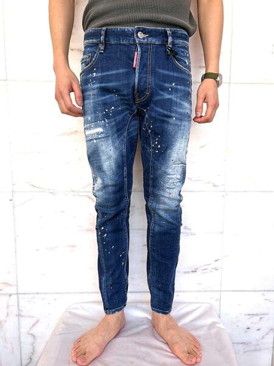 楽天市場】DSQUARED2（ディースクエアード）【TIDY BIKER JEANS 