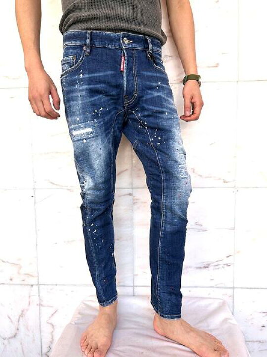 楽天市場】DSQUARED2（ディースクエアード）【TIDY BIKER JEANS 