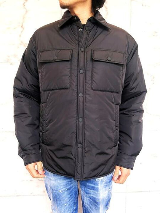 楽天市場】DSQUARED2（ディースクエアード）【PADDED NYLON SHIRT 