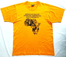 USED CLOTHES★2Fantastic SELECT★【AFRICAN-AMERICAN（アフリカンーアメリカン）】ショートスリーブTee☆YELLOW★