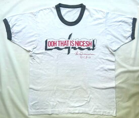 USED CLOTHES★2Fantastic SELECT★【OOH THAT IS NICESH! The Greaseman DC 101】ショートスリーブ”リンガー”Tee★VINTAGE★