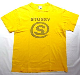 USED CLOTHES★2Fantastic SELECT★【STUSSY”S”】Y2K"OLD STUSSY””S”ショートスリーブTee☆YELLOW★