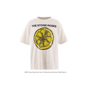 SAINT Mxxxxxx/THE STONE ROSES(�Z���g �}�C�P��/�U �X�g�[�� ���[�[�Y)�ySM-MK8-0000-C75�zTSR_SS T-SHIRT/LEMON/WHITE