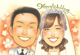 楽天市場 結婚式 似顔絵プレゼントの通販