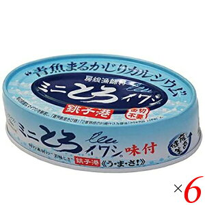 【マラソン限定!100円クーポン!学割2倍!】いわし イワシ イワシ缶 千葉産直 ミニとろイワシ味付 100g 6 個セット